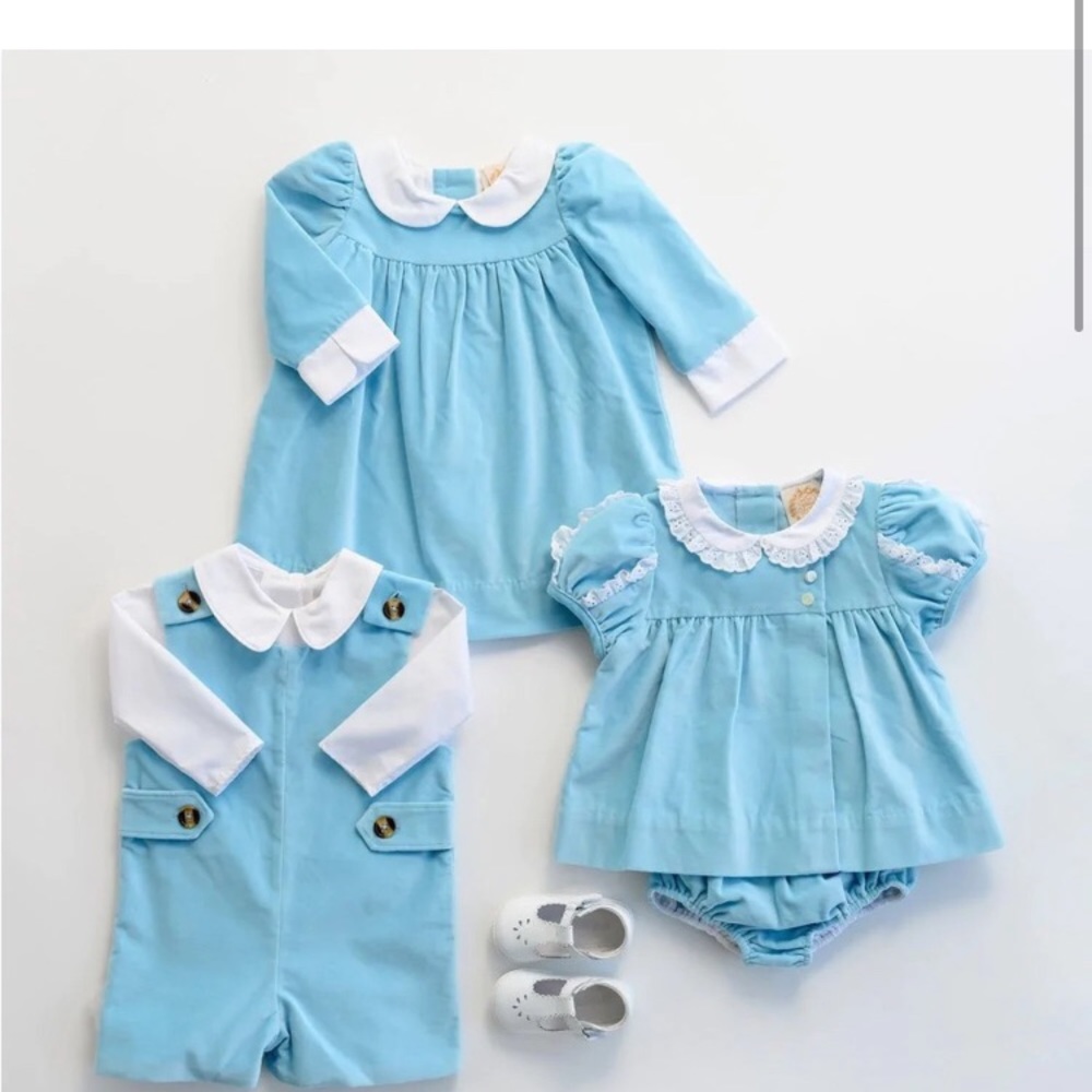 The Beaufort Bonnet Company sister set- 2T 2 piece set and 4T dress